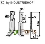 Blade, right model - AgriParts