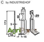 Blade, left model - AgriParts