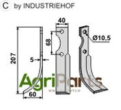 Blade, left model - AgriParts