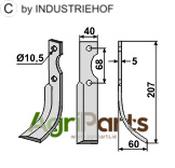 Blade, right model - AgriParts