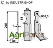 Blade, left model - AgriParts