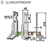 Blade, right model - AgriParts