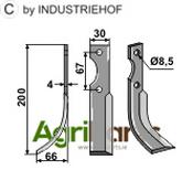 Blade, left model - AgriParts