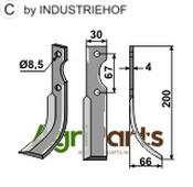 Blade, right model - AgriParts