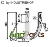 All-purpose Blade, left model - AgriParts