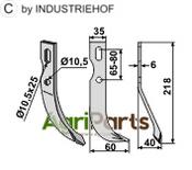 All-purpose Blade, right model - AgriParts image