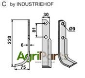 Blade, left model - AgriParts