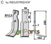 Blade, right model - AgriParts