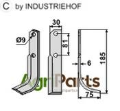 Blade, right model - AgriParts