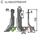 Blade, right model - AgriParts