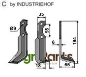 Blade, right model - AgriParts image