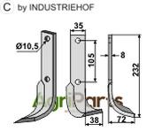 Blade, right model - AgriParts image