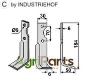 Blade, right model - AgriParts