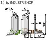 Blade, right model - AgriParts