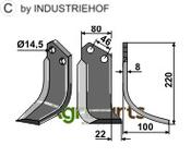 Blade, right model - AgriParts