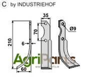 Blade, left model - AgriParts