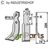 Blade, right model - AgriParts image