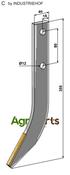 Row cutter hook - Hard metal - AgriParts