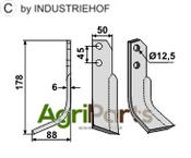 Blade, left model - AgriParts
