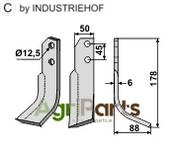 Blade, right model - AgriParts