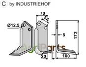 Blade, right model - AgriParts