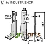 Blade, right model - AgriParts