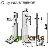 Blade, right model - AgriParts