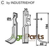Blade, right model - AgriParts