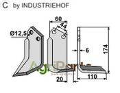 Blade, right model - AgriParts