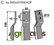 Rotary tine - left model - AgriParts