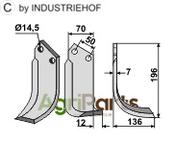 Blade, right model - AgriParts