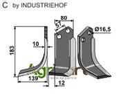 Blade, left model - AgriParts