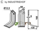 Blade, right model - AgriParts