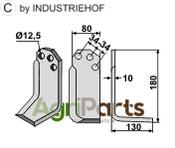 Blade, right model - AgriParts