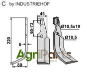 All-purpose Blade, left model - AgriParts