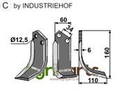 Blade, right model - AgriParts