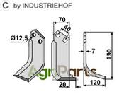 Blade, right model - AgriParts
