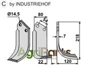 Blade, right model - AgriParts