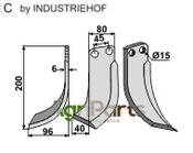 Blade, left model - AgriParts