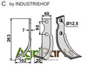 Blade, left model - AgriParts image
