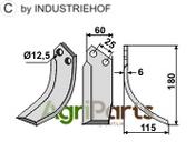 Blade, right model - AgriParts