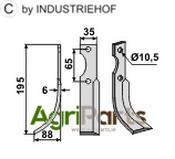 Blade, left model - AgriParts