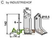 Blade, left model - AgriParts