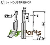 Blade, right model - AgriParts image