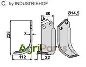 Blade, left model - AgriParts