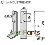 Blade, right model - AgriParts