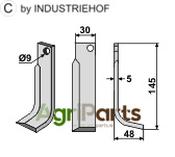 Blade, right model - AgriParts
