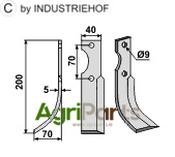 Blade, left model - AgriParts