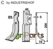 Blade, right model - AgriParts
