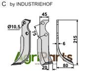 Blade, right model - AgriParts